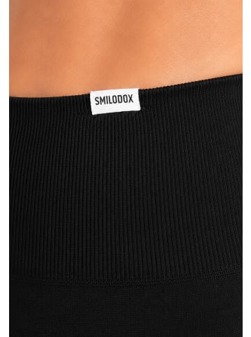 SMILODOX Schlagleggings Oriana Seamless in Schwarz