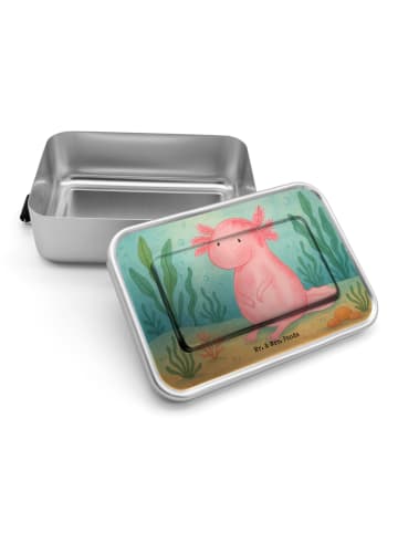 Mr. & Mrs. Panda Snackbox Axolotl Niedlich Design ohne Spruch in Weiß