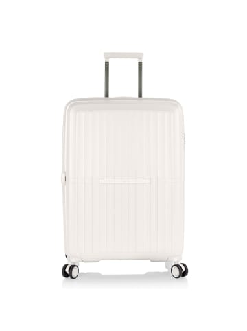 Heys AirLite 4 Rollen Trolley M 66 cm mit Dehnfalte in white