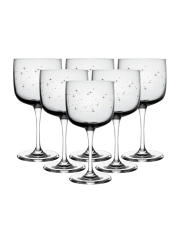 like. by Villeroy & Boch 6er Set Weingläser Winter Glow in 270 ml in grau