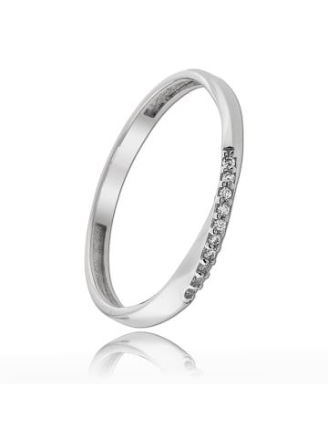 BALIA 333 Weißgold - 8 Karat Damen Ringe Swing Fingerring 60 (19,1)
