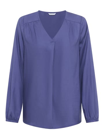 Delmao Schlupfbluse in blau