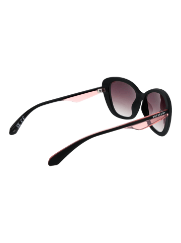 Superdry Damen Sonnenbrillen Katzenauge Schwarz
