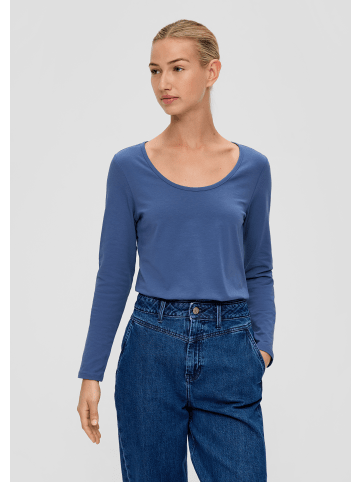 s.Oliver T-Shirt langarm in Blau