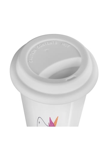 Mr. & Mrs. Panda Coffee To Go Becher Einhorn Koffer ohne Spruch in Weiß