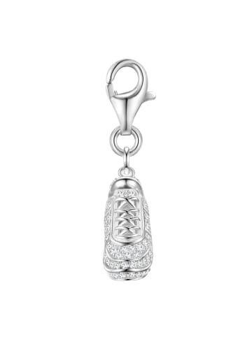 Glanzstücke München Charm Sneaker aus Sterling Silber mit Zirkonia in silber