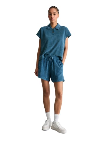 Marc O'Polo DENIM DfC Frottee-Poloshirt relaxed in Medium Blue 4671