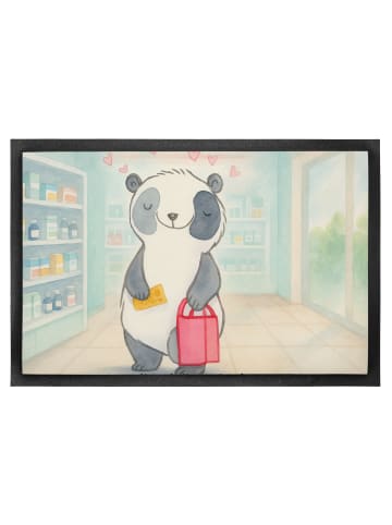 Mr. & Mrs. Panda fußmatte Panda Shopping Design ohne Spruch in Weiß