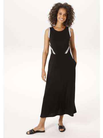 Aniston CASUAL Sommerkleid in schwarz-weiß