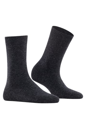 Falke Cosy Wool Socke in Anthra.mel