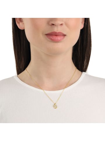 Amor Kette mit Anhänger Silber 925, gelbvergoldet in Gold
