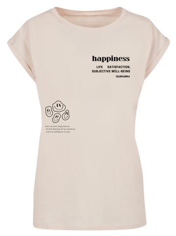 F4NT4STIC T-Shirt happiness SHORT SLEEVE TEE in Whitesand