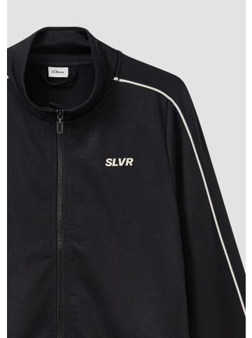 s.Oliver Sweatshirt Jacke in 9999_schwarz