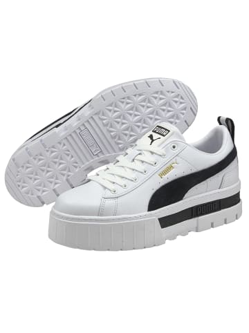 Puma Mayze Lth Damen-Sneaker aus Leder Schwarz