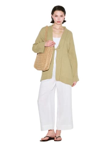 MANUKA Blouse in Salbeigrün