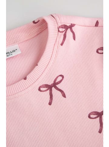 Coccodrillo Mädchenpyjama in rosa
