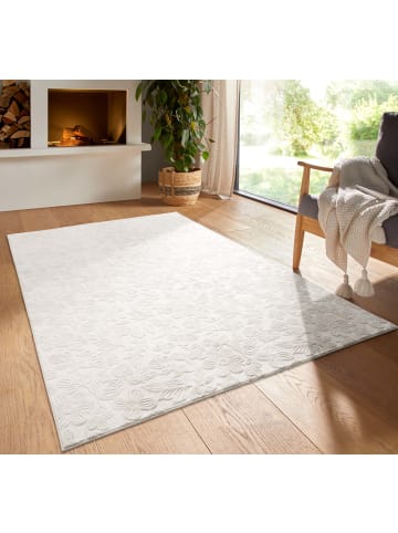Tara Carpet Kurzflorteppich Homestyle  Flora in Creme