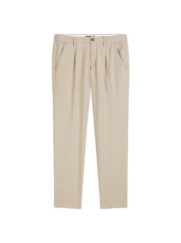 Marc O'Polo Chino Model Stig Jogger pleats shaped in multi/ nordic beige