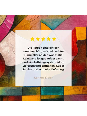 MuchoWow Leinwand bilder Geometrie (BxH)