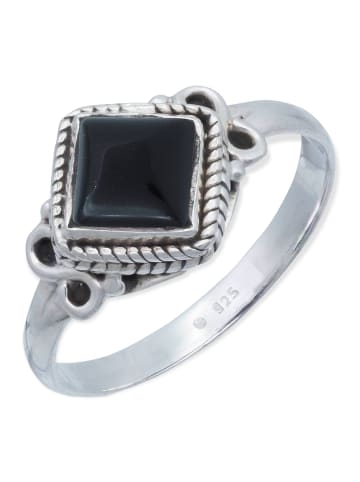 mantraroma 925er Silber - Ringe mit Onyx