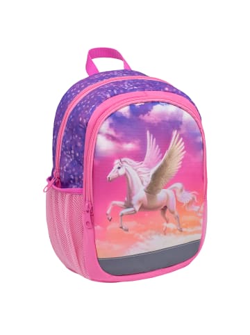 Belmil Kindergartenrucksack Kiddy Plus Pegasus in Rosa – (H) 33 x (L) 23 x (T) 13 cm