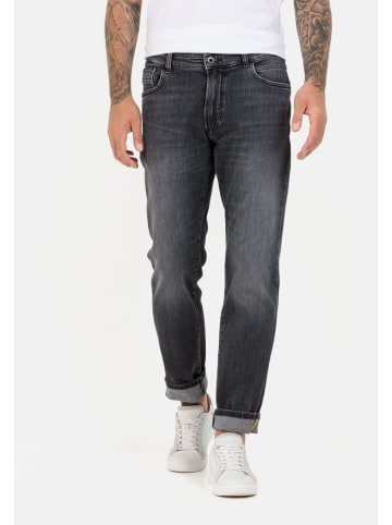 Camel Active Regular Fit 5-Pocket Jeans in Schwarz