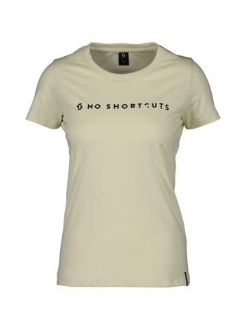 SCOTT W NO SHORTCUTS S/SL TEE in Sand
