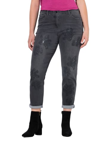 Ulla Popken Jeans in dunkelgrau denim