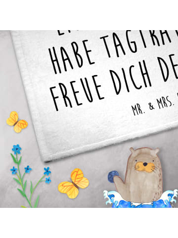 Mr. & Mrs. Panda Mini-Handtuch Pinguin Luftballon mit Spruch in Weiß