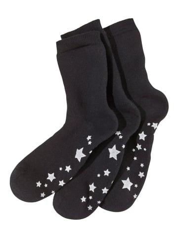 LAVANA basic ABS-Socken in schwarz