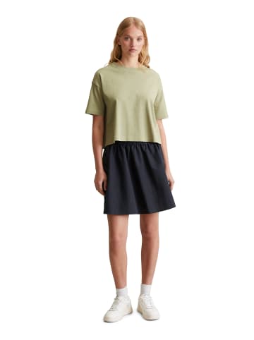 Marc O'Polo DENIM Oversize-T-Shirt cropped in Elm Green