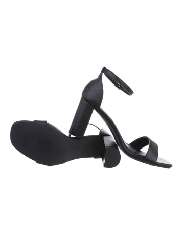 Ital-Design High-Heel Sandalette in Schwarz