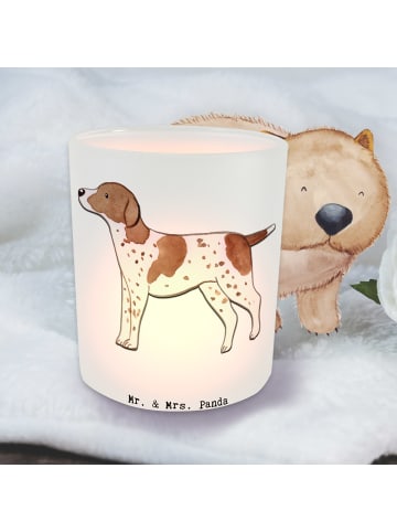 Mr. & Mrs. Panda Kerzenhalter Glas Pointer Lebensretter ohne Spruch in Transparent
