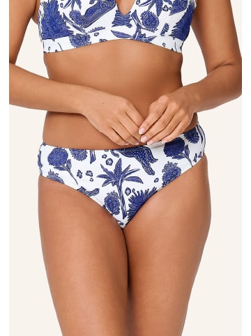 Linga Dore Linga Dore Bikini Slip in Blue white print