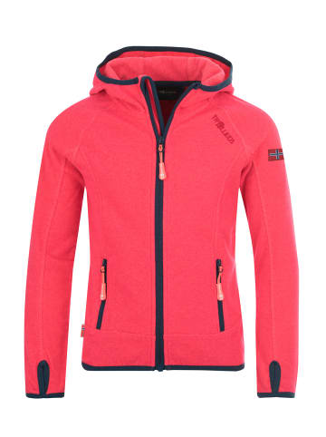 Trollkids Fleece-Jacke "Sandefjord" in Korall-Rot