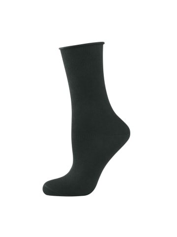 Elbeo Socken Rollbund Light Cotton in Schwarz