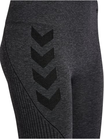 Hummel Hummel Leggings Hmlmt Yoga Damen Atmungsaktiv Schnelltrocknend Nahtlosen in BLACK MELANGE