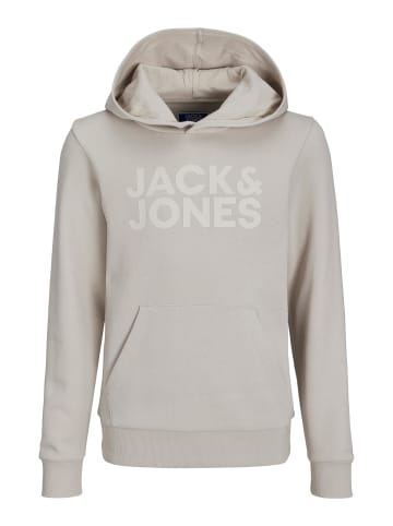 JACK & JONES Junior Kapuzen-Sweatshirt in moonbeam