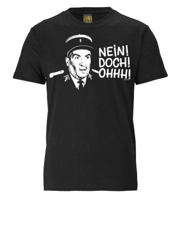 Logoshirt T-Shirt Gendarme von St. Tropez - Nein! Doch! Ooh! in schwarz