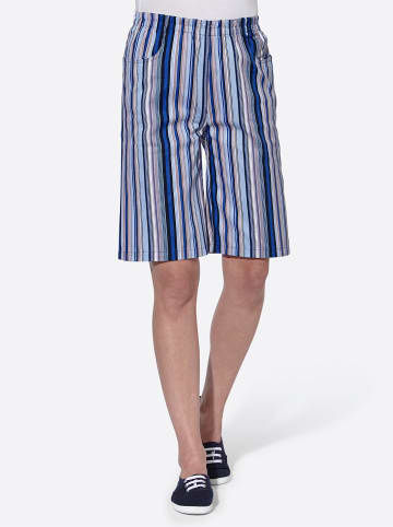 WITT WEIDEN Bermudas in jeansblau-gestreift