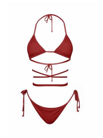 Kadoo Bikini ECONYL® Ruby Bloom in rot