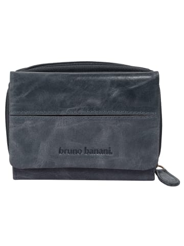 Bruno Banani Geldbörse echt Leder in blau