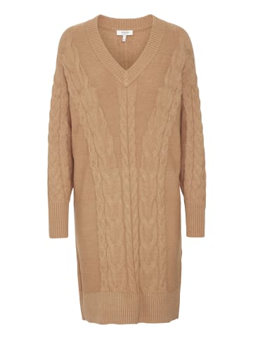 b. young BYMILO CABLE DRESS 2 - KNIT Loose fit in Tiger's Eye Melange