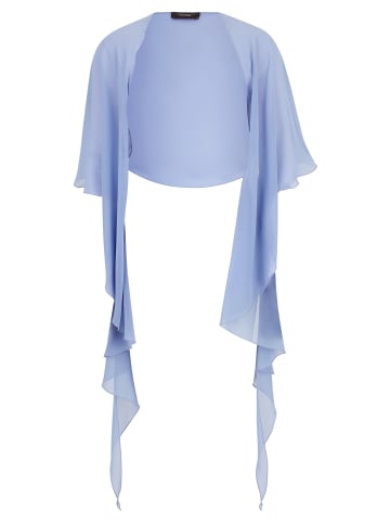 Vera Mont Chiffonstola mit Volant in Light Steel Blue