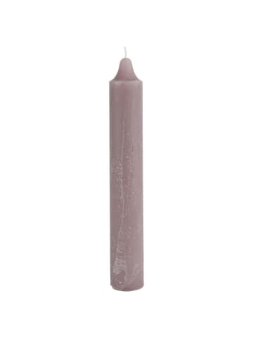 IB Laursen Dickere Rustikale Stabkerze 25 cm aus Ø 3,8 cm in malva