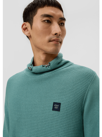 s.Oliver Strickpullover langarm in Petrol