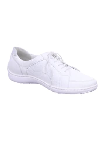 WALDLÄUFER Schnürschuhe Henni in WEISS SILBER