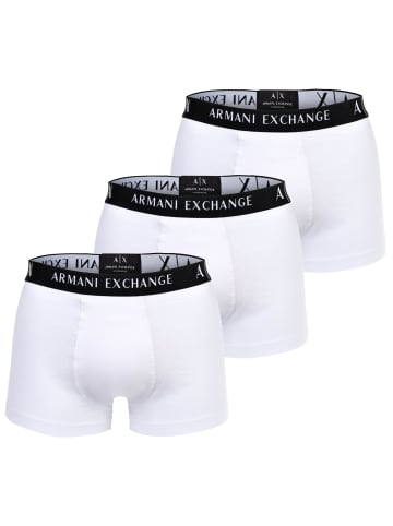 Armani Exchange Boxershort 3er Pack in Weiß