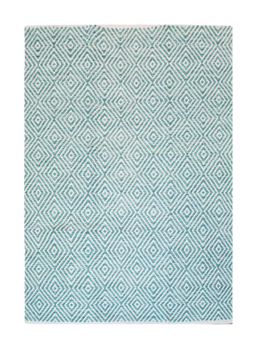 Teppich Boss Flachgewebe Teppich Amalia 310 in Türkis