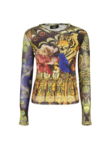 Desigual Gelb Polyester Damen Langarmshirt